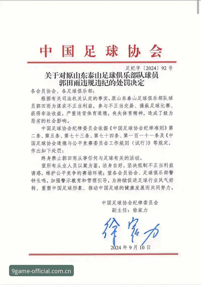 足协终身禁足vs五年禁赛：第三批处罚名单背后，中国足球的“净化之战”